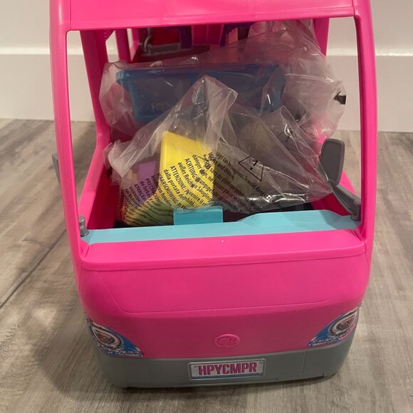 MATTEL Barbie Dream Camper Playset, Toy Vehicle w/ accessories - Picture 7 of 8